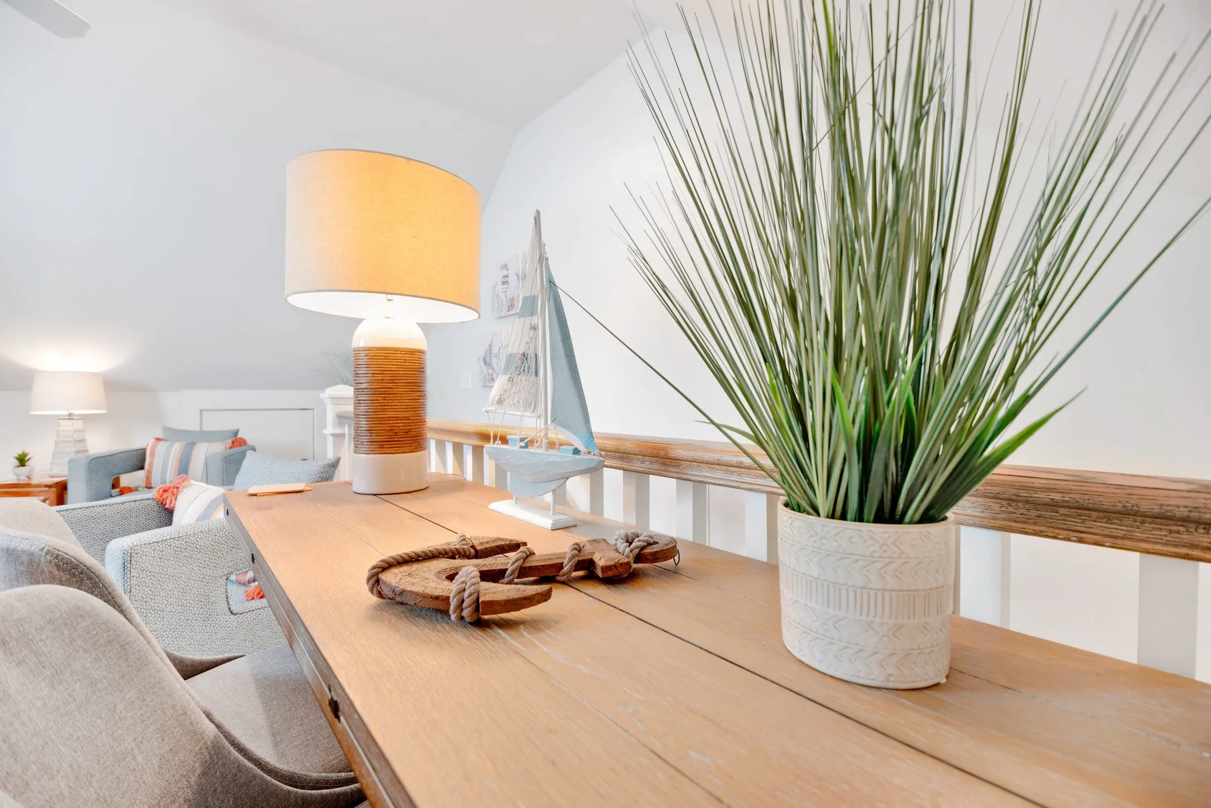 Dining table set for a meal